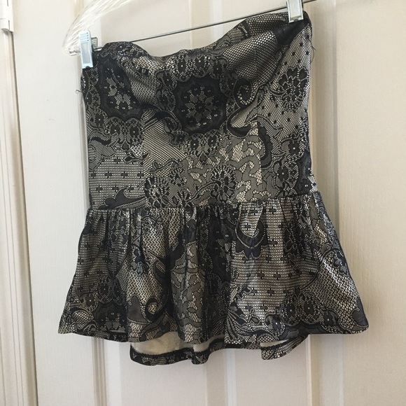 CHARLOTTE Russe strapless top small - Picture 1 of 4